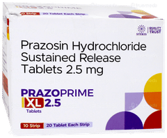 Prazoprime Xl 2.5 Tablet 20 Prazoprime Xl 2.5 Tablet 20